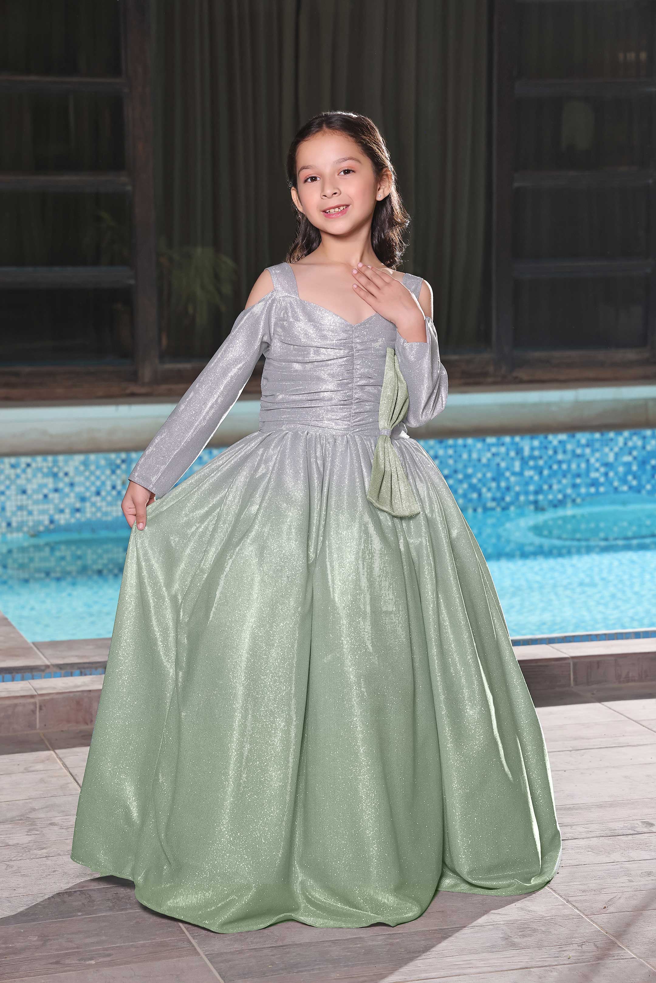 SANA'S moonlight maxi dress Pakistan occasion wear