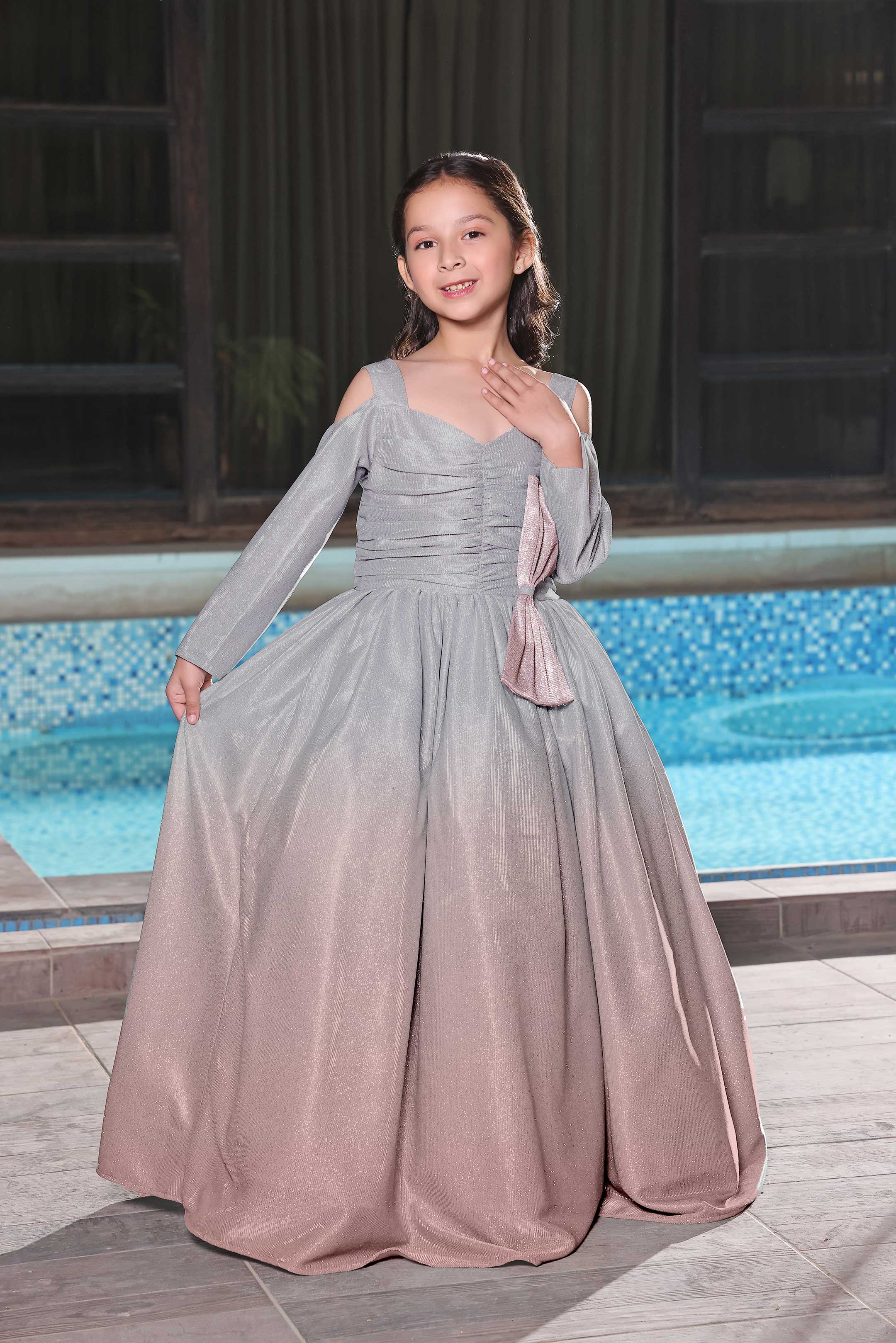 SANA'S moonlight maxi dress Pakistan occasion wear