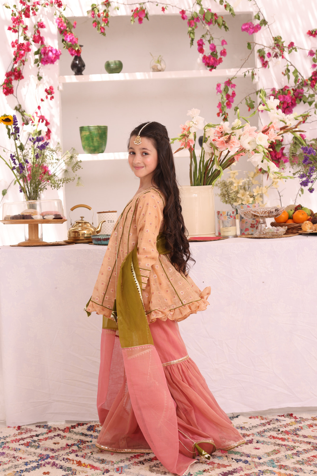 SANA'S cotton gharara suit Pakistan occasion wear