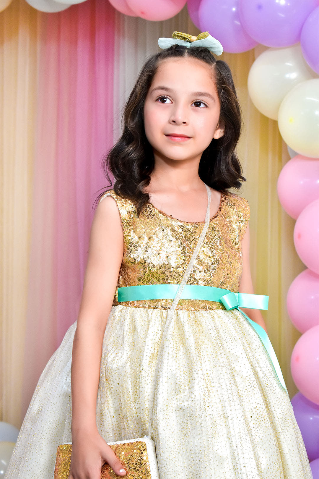 SANA'S net frock Pakistan party wear