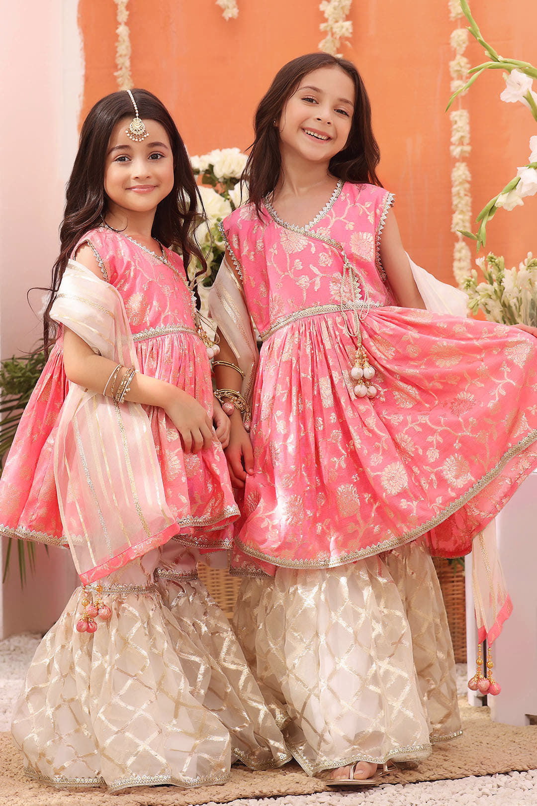 SANA'S cotton gharara suit Pakistan occasion wear