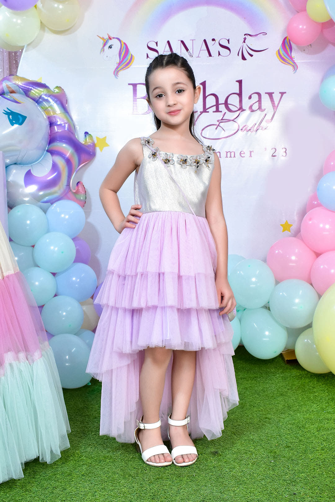 SANA'S frock Pakistan party wear