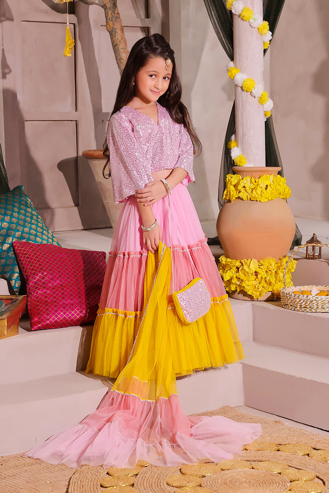SANA'S net lehenga Pakistan occasion wear