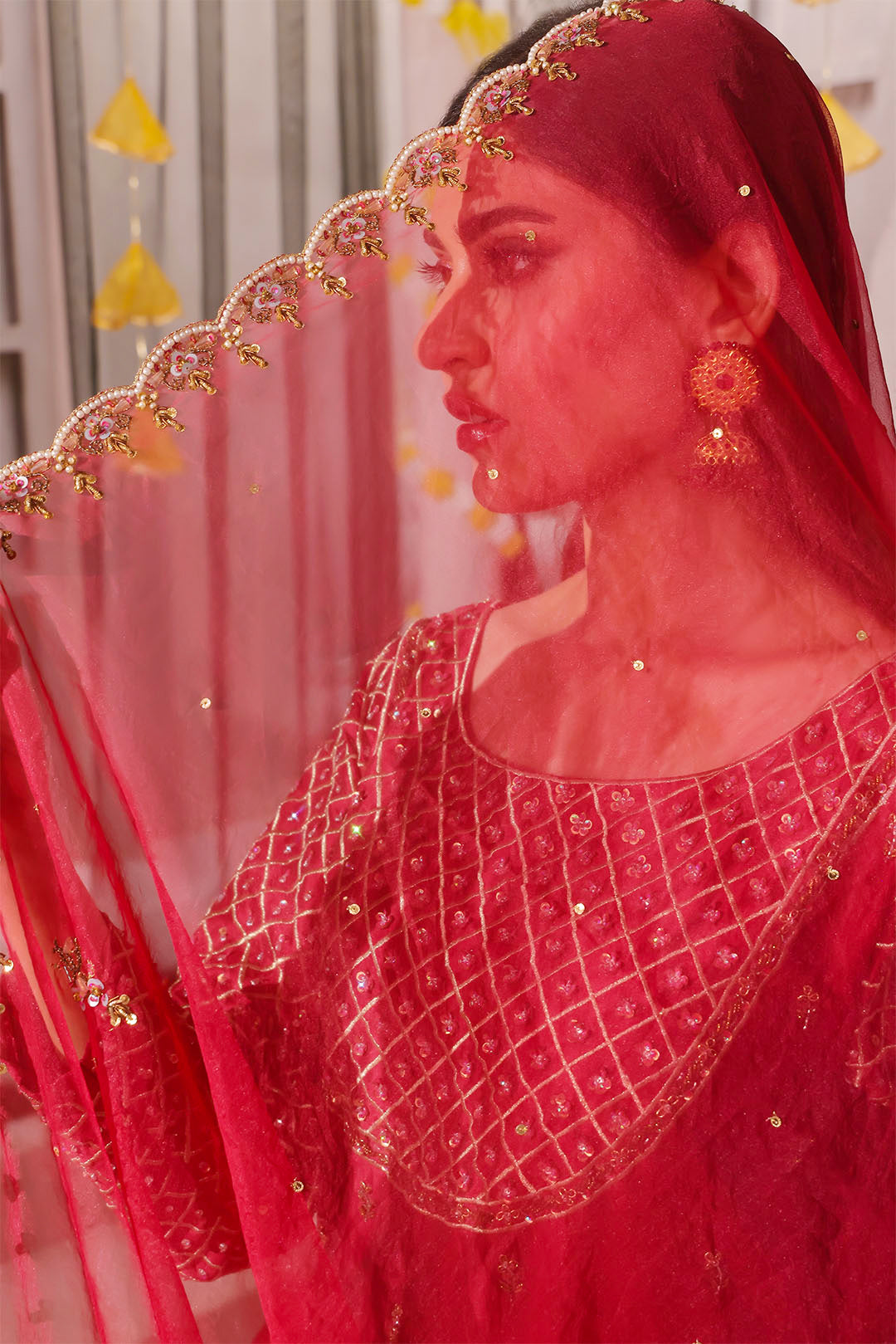 Handwork Embroidered Lychee Silk Long Maxi | SHENDI | M202355