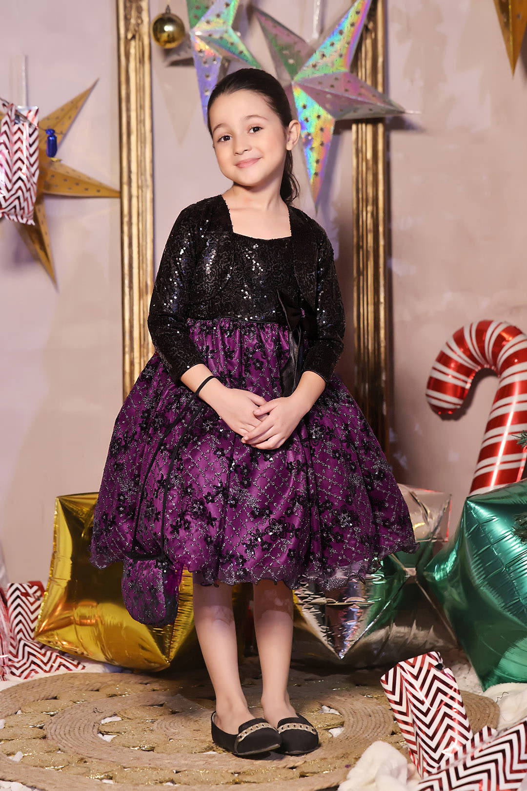 SANA'S net frock Pakistan Eid