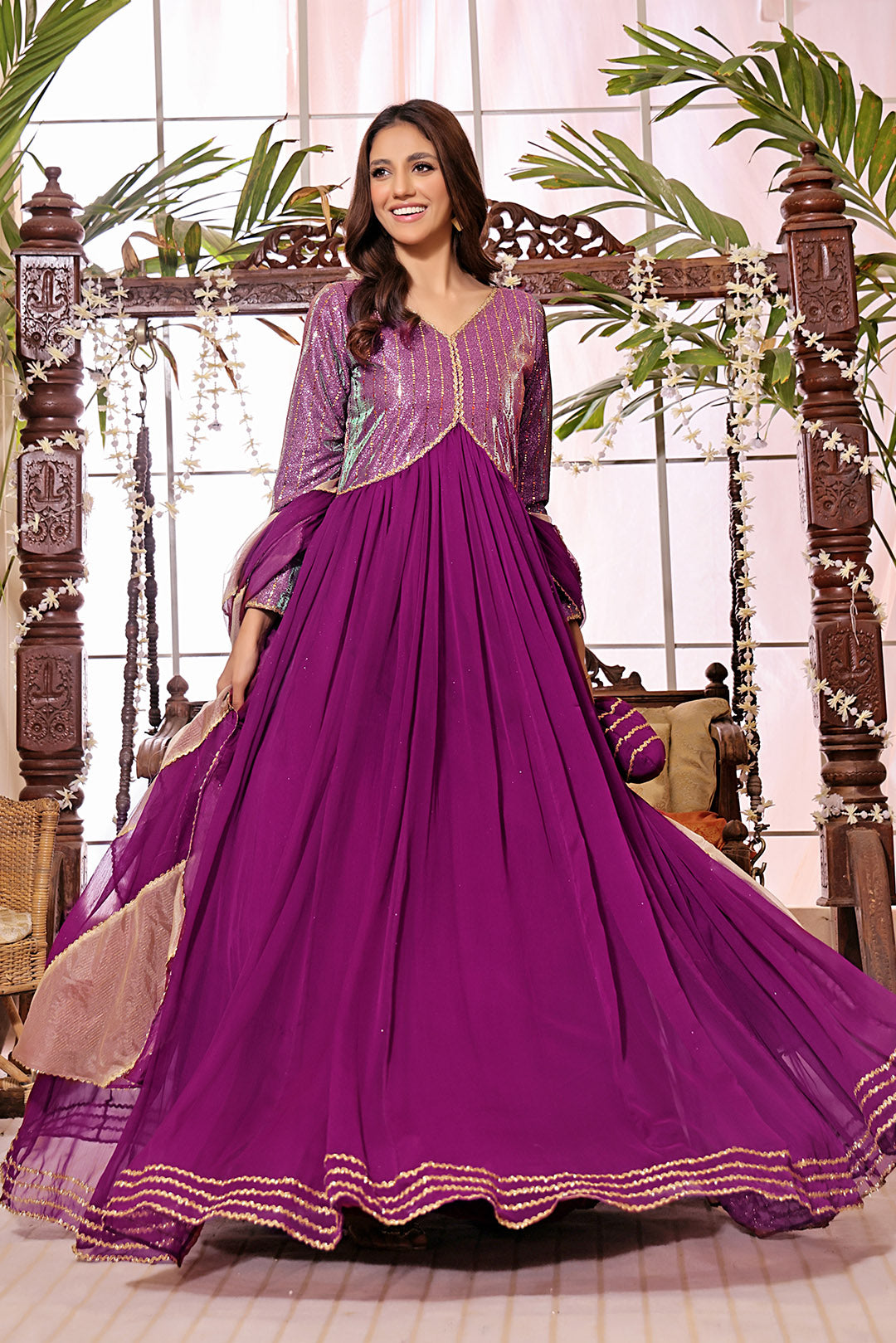 Moonlight & Chiffon Long Maxi | M123216