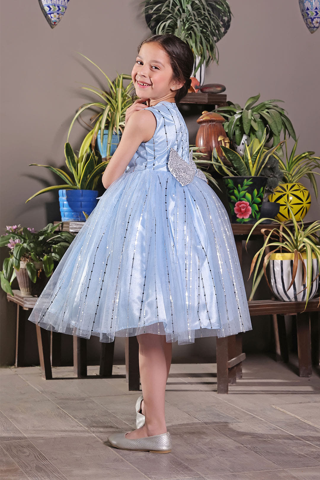 SANA'S net frock Pakistan occasion wear