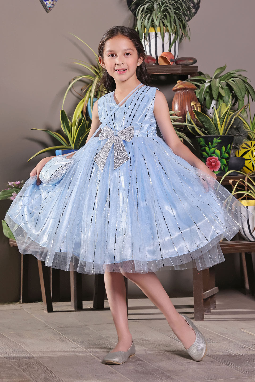 SANA'S net frock Pakistan occasion wear