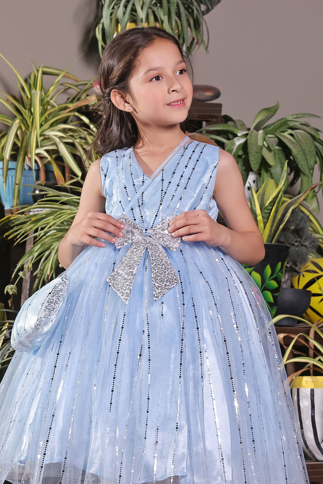 SANA'S net frock Pakistan occasion wear