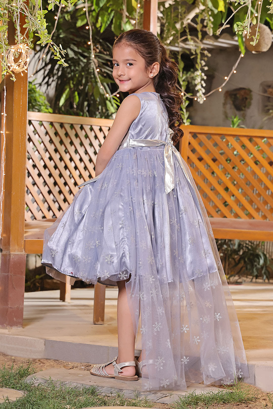 SANA'S net frock Pakistan occasion wear