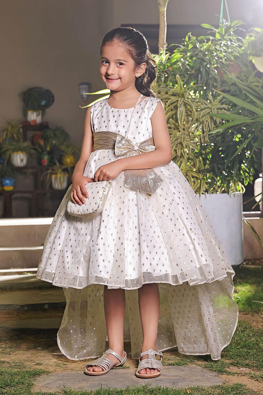 SANA'S organza frock Pakistan Eid