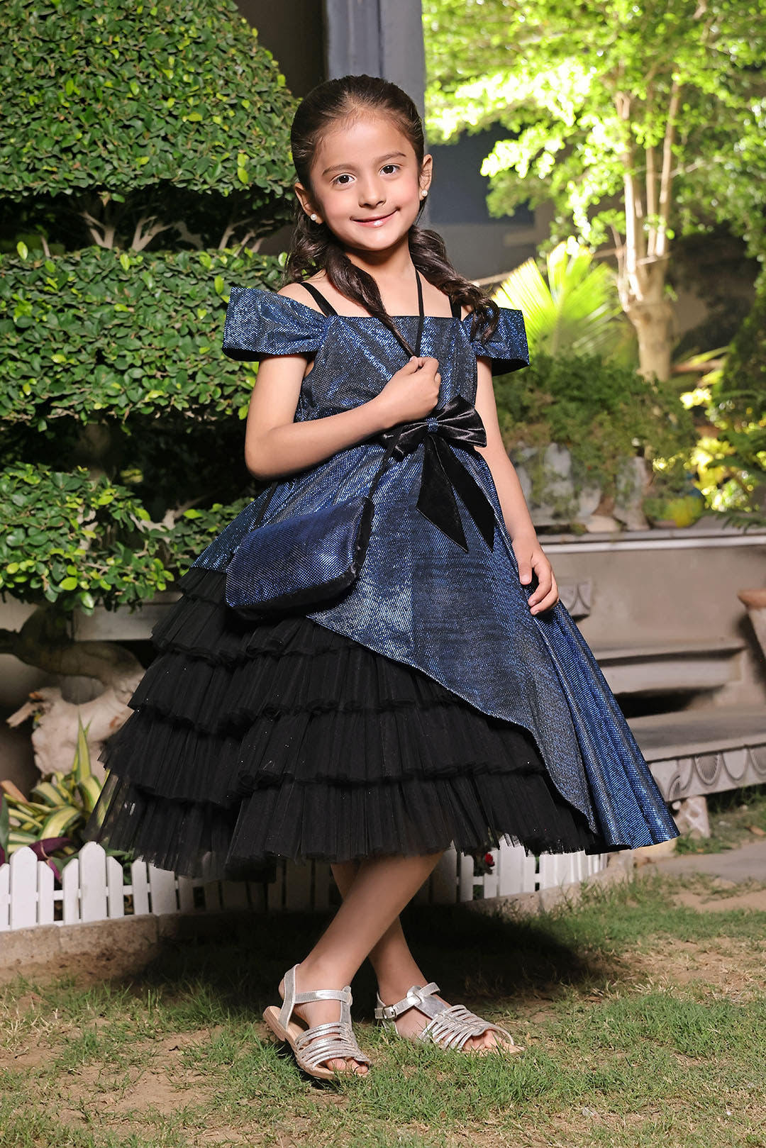 SANA'S net frock Pakistan occasion wear