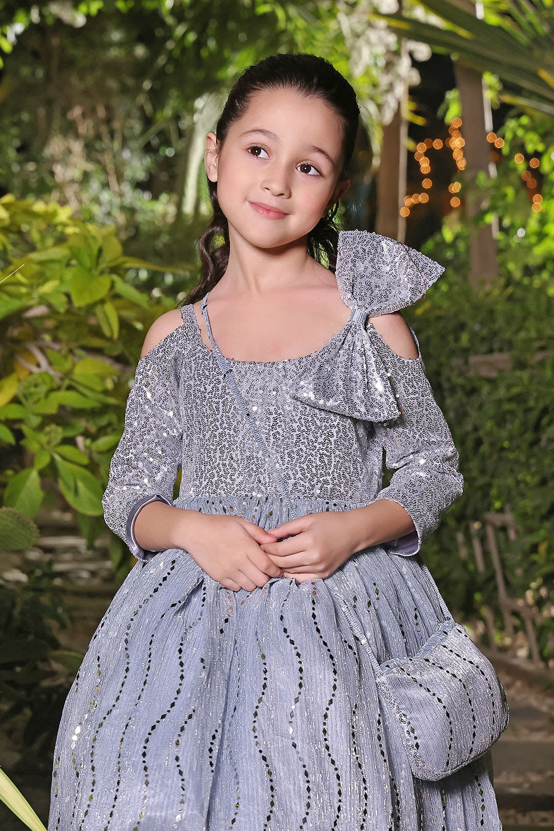 SANA'S net frock Pakistan occasion wear