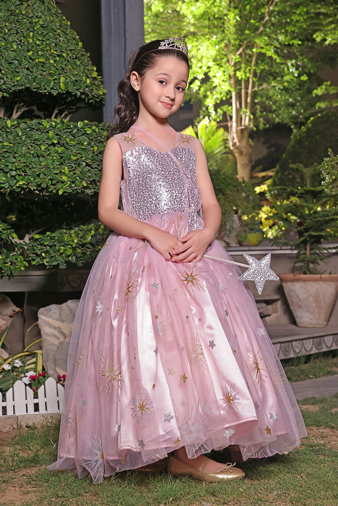 SANA'S net maxi dress Pakistan occasion wear