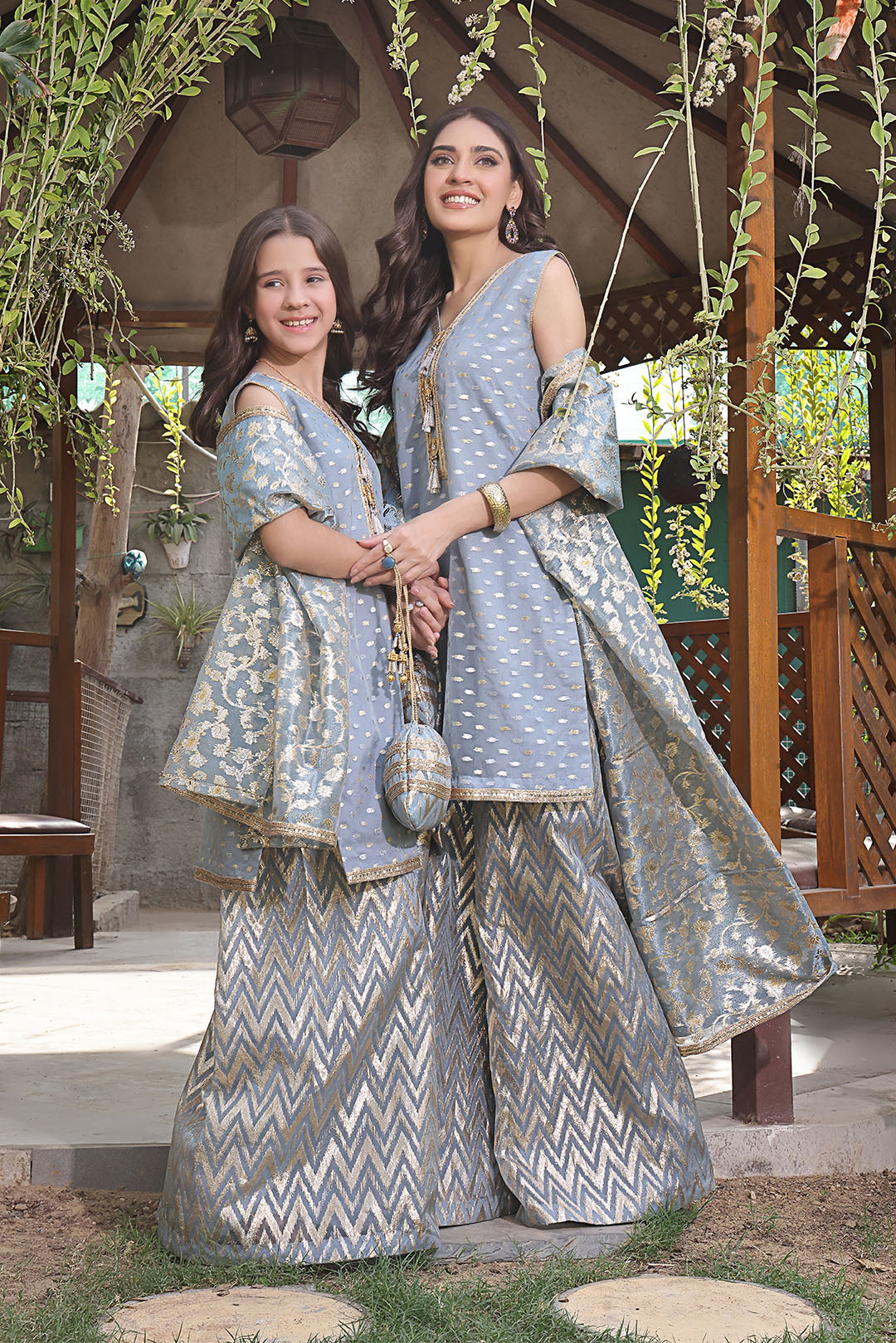 Organza Lorex Plazo Suit | New Arrivals | P123224