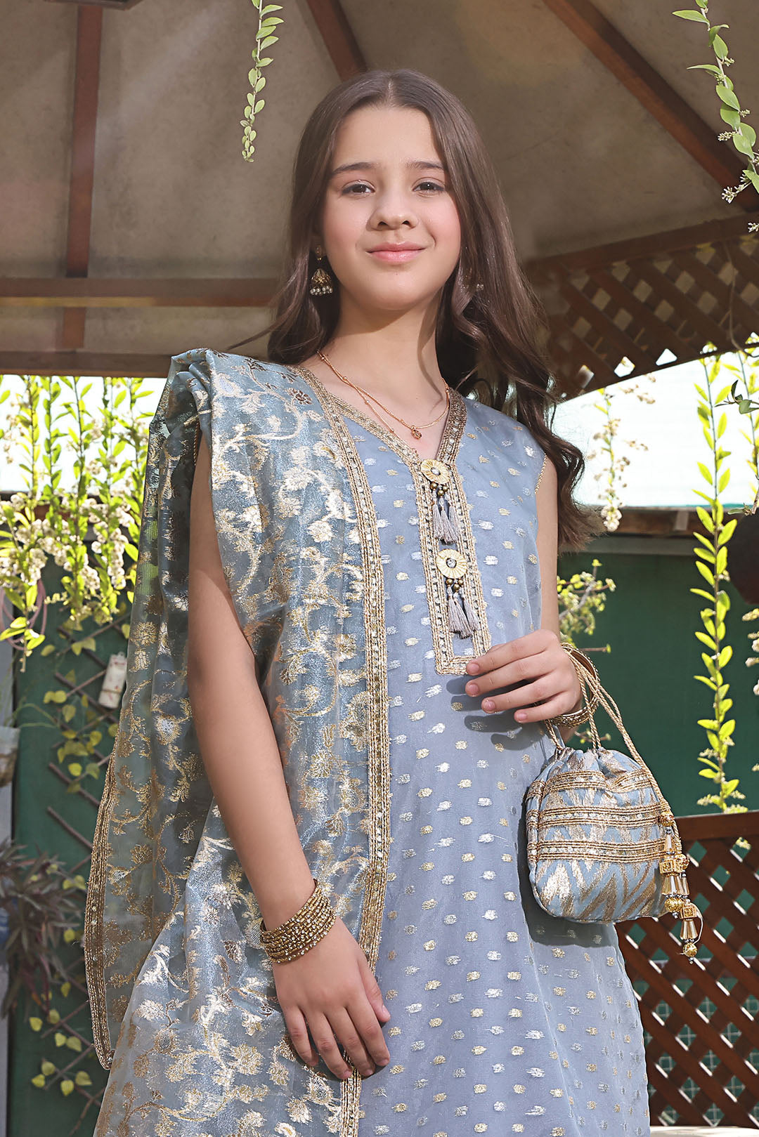 Organza Lorex Plazo Suit | New Arrivals | P3224