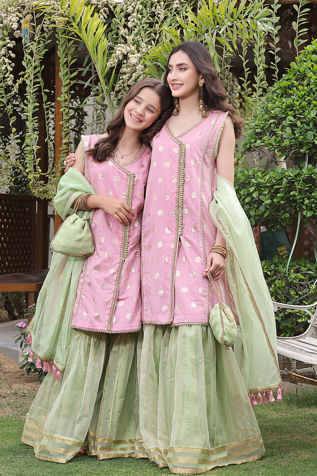 SANA'S gharara suit Pakistan Eid