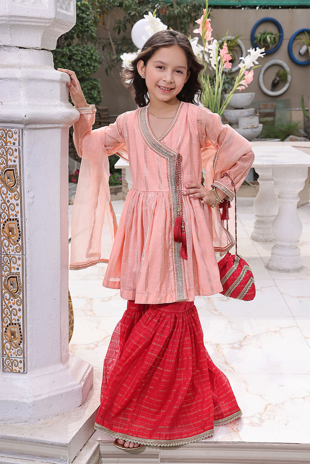 SANA'S gharara suit Pakistan Eid