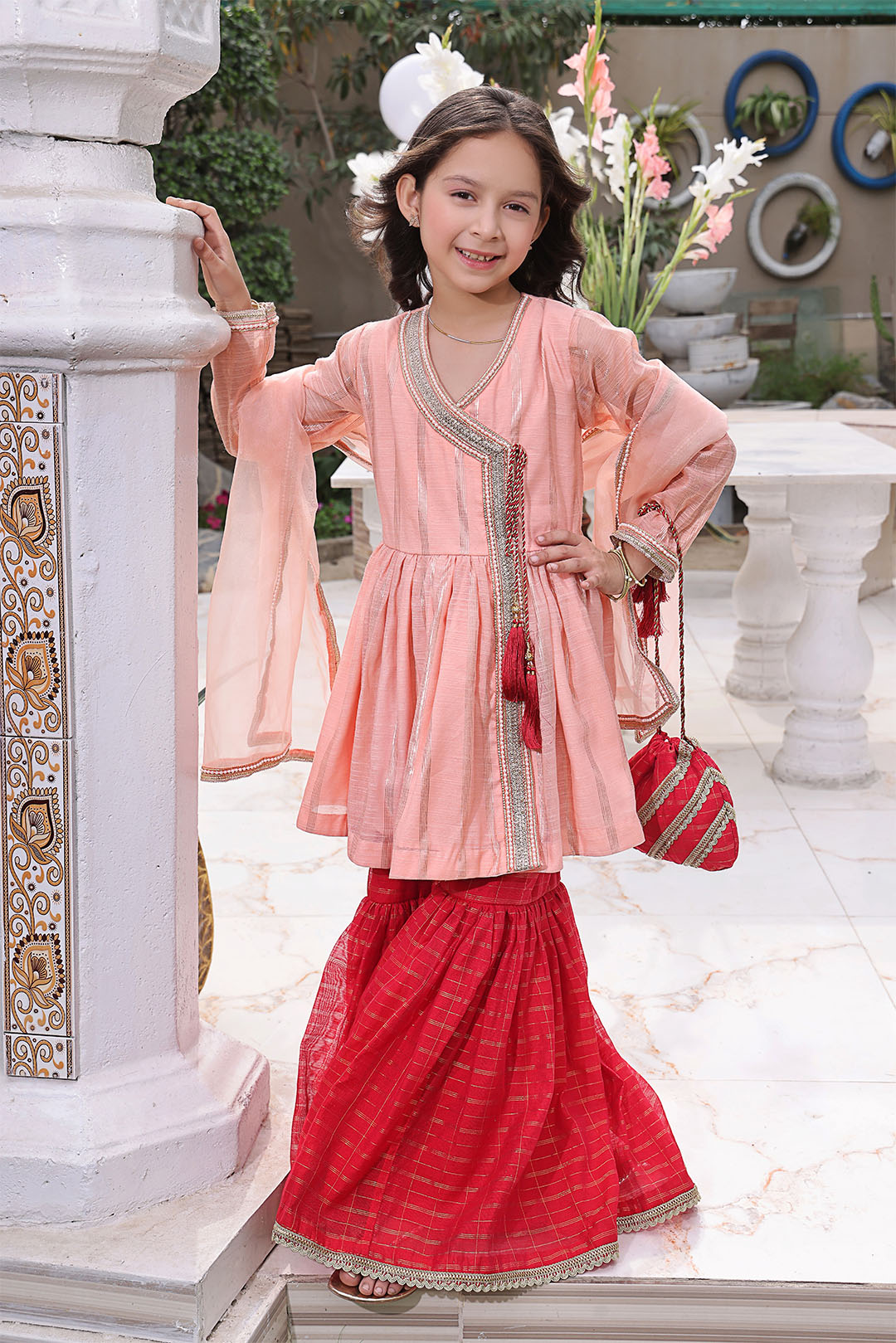 SANA'S gharara suit Pakistan Eid