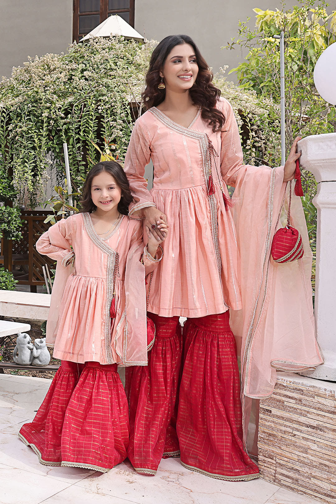 SANA'S gharara suit Pakistan Eid