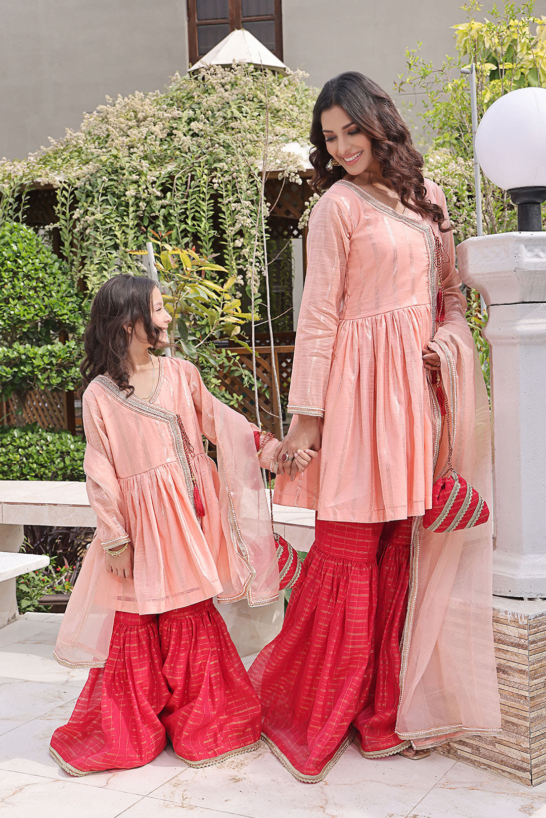 SANA'S gharara suit Pakistan Eid