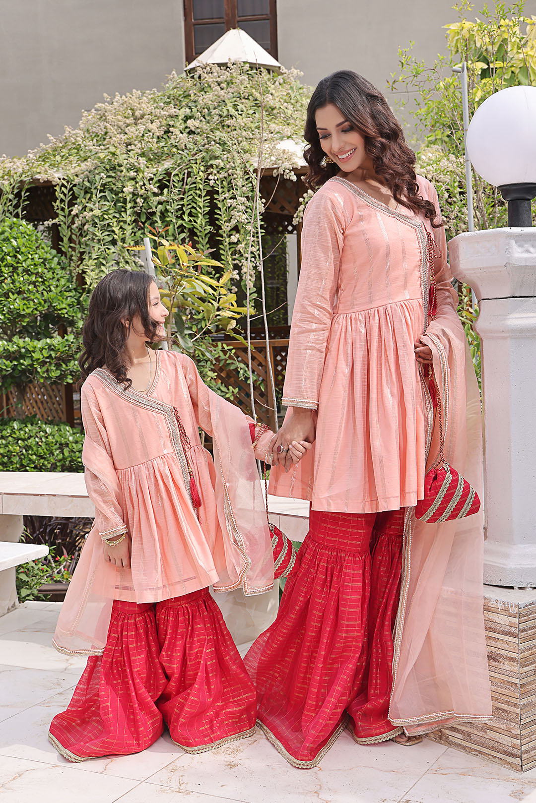 SANA'S gharara suit Pakistan Eid