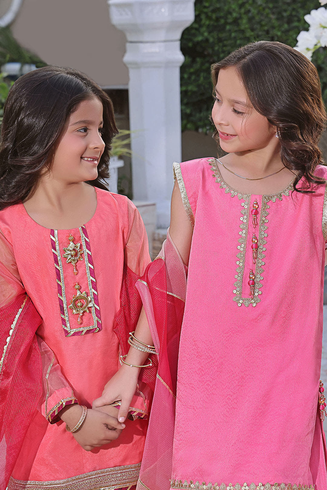 SANA'S zari organza gharara suit Pakistan occasion wear