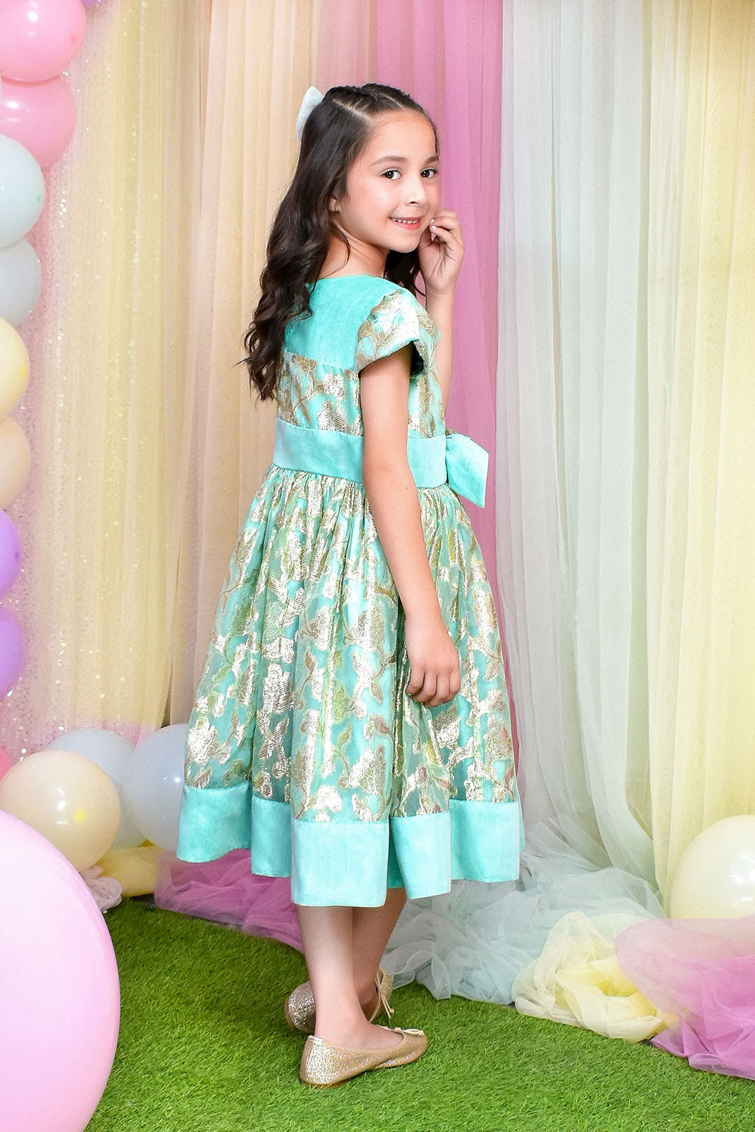 SANA'S cotton frock Pakistan party wear