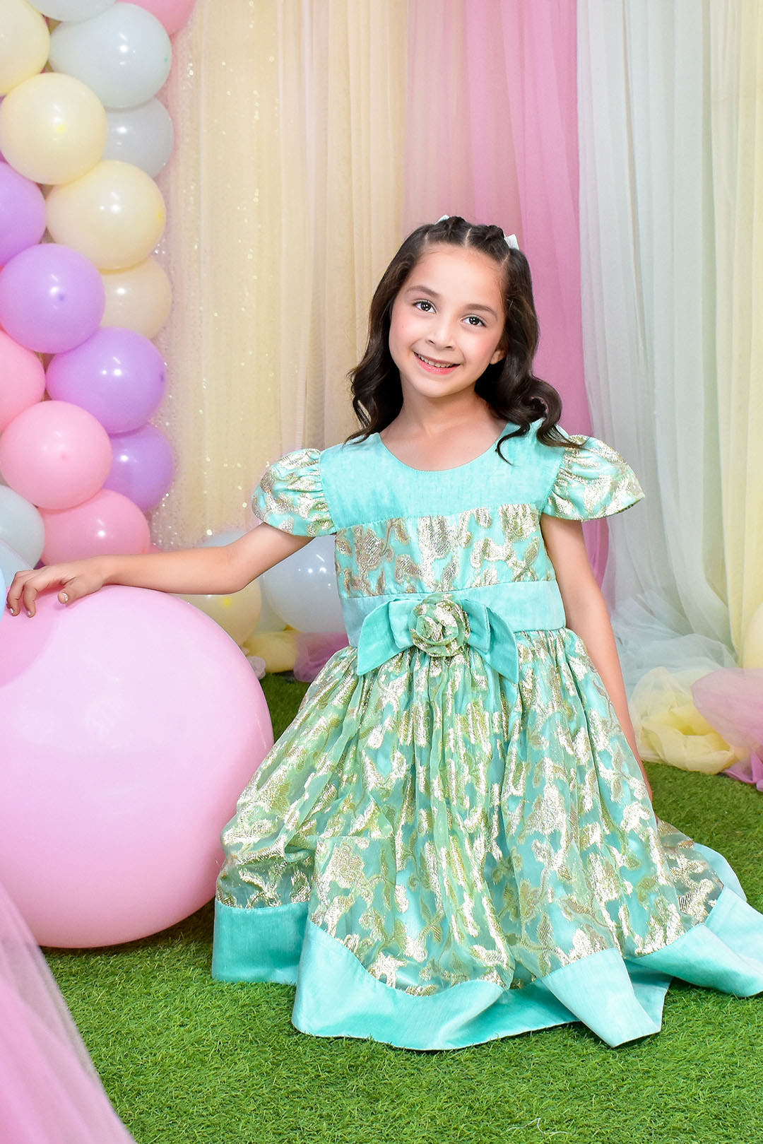SANA'S cotton frock Pakistan party wear