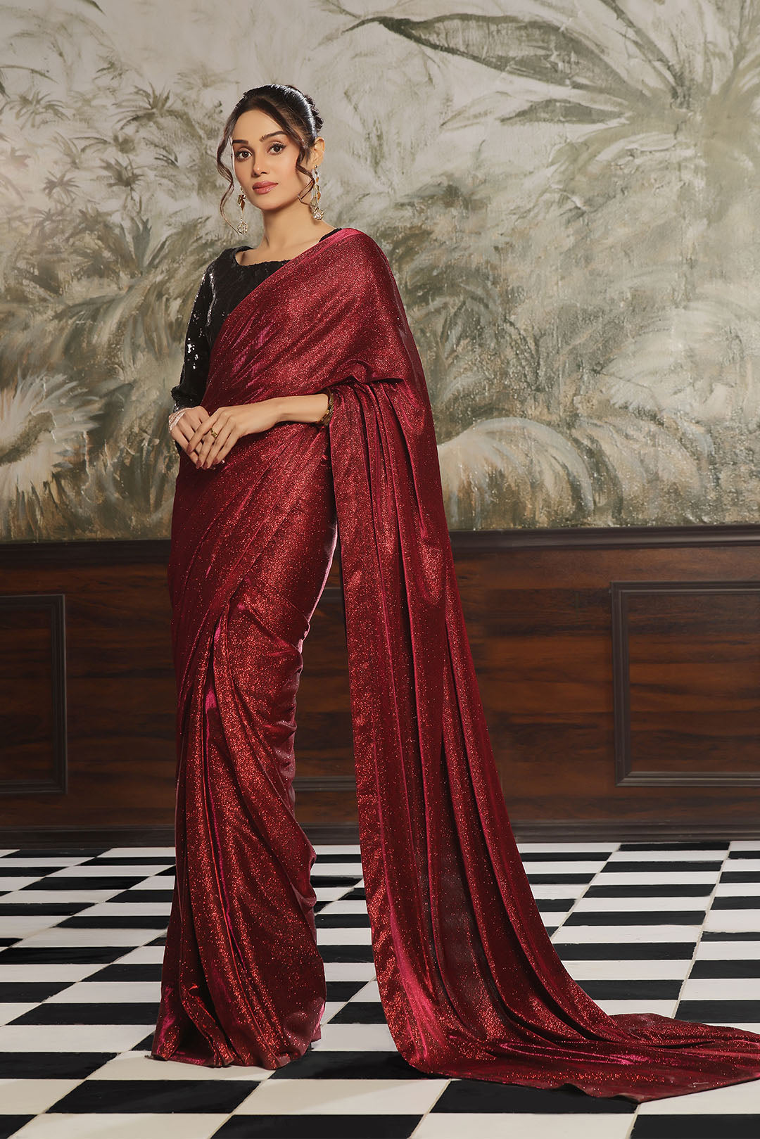Moonlight and Sequins Saree | SHENDI | SR202386