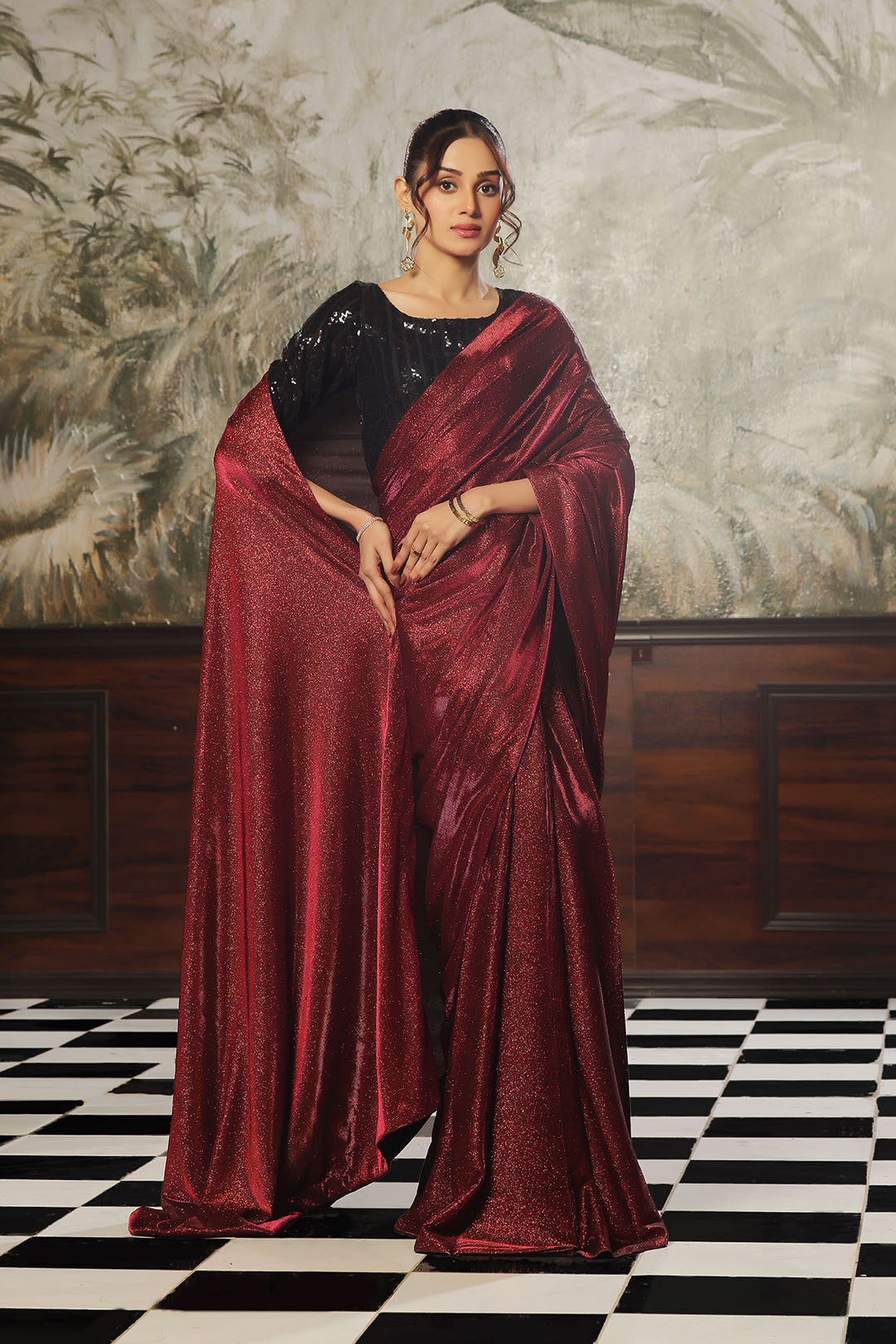 Moonlight and Sequins Saree | SHENDI | SR202386