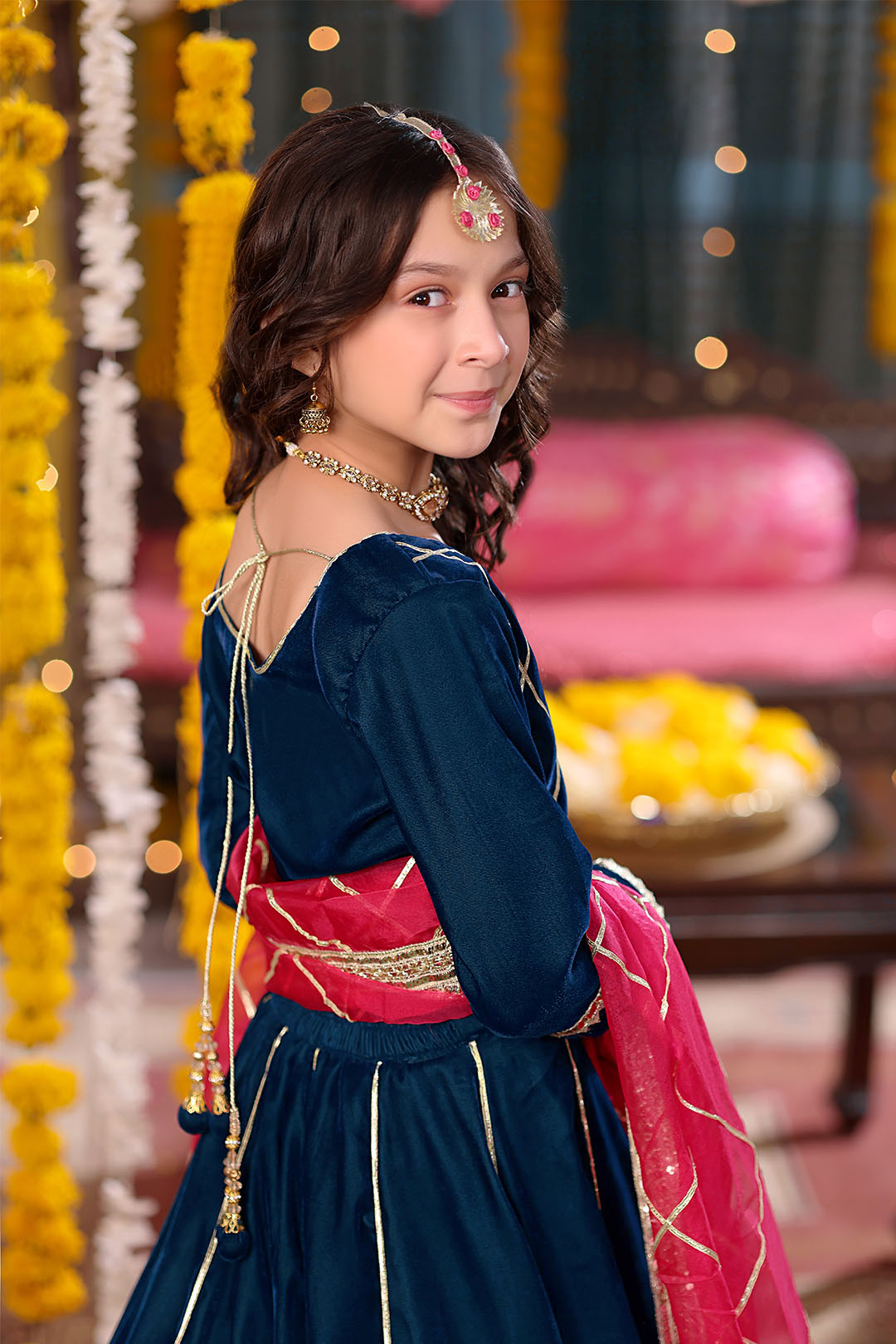 SANA'S velvet lehenga Pakistan occasion wear