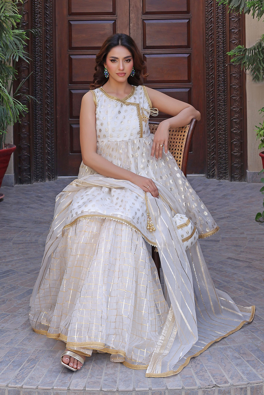 SANA'S ladies gharara Pakistan occasion wear