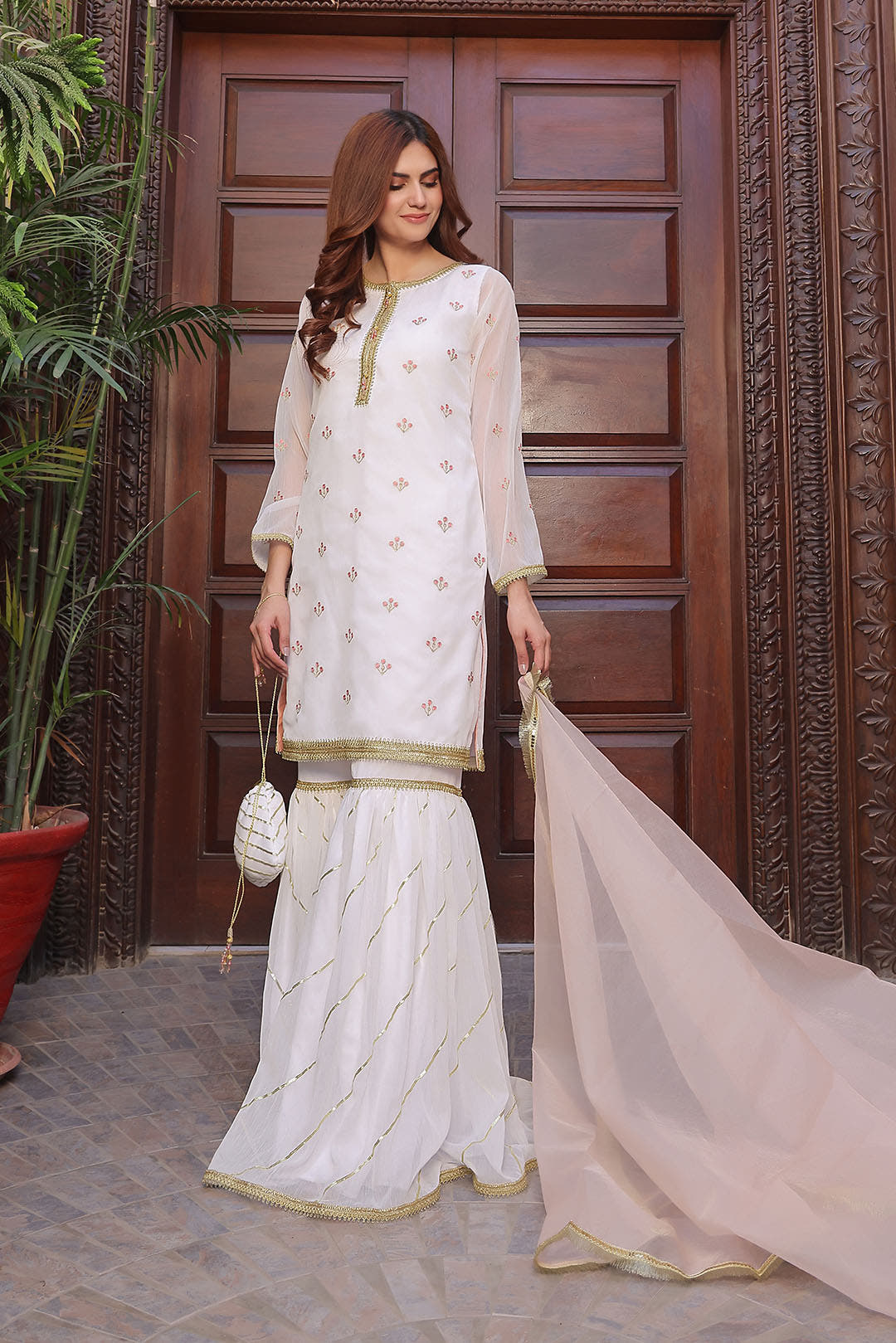 SANA'S ladies gharara Pakistan occasion wear