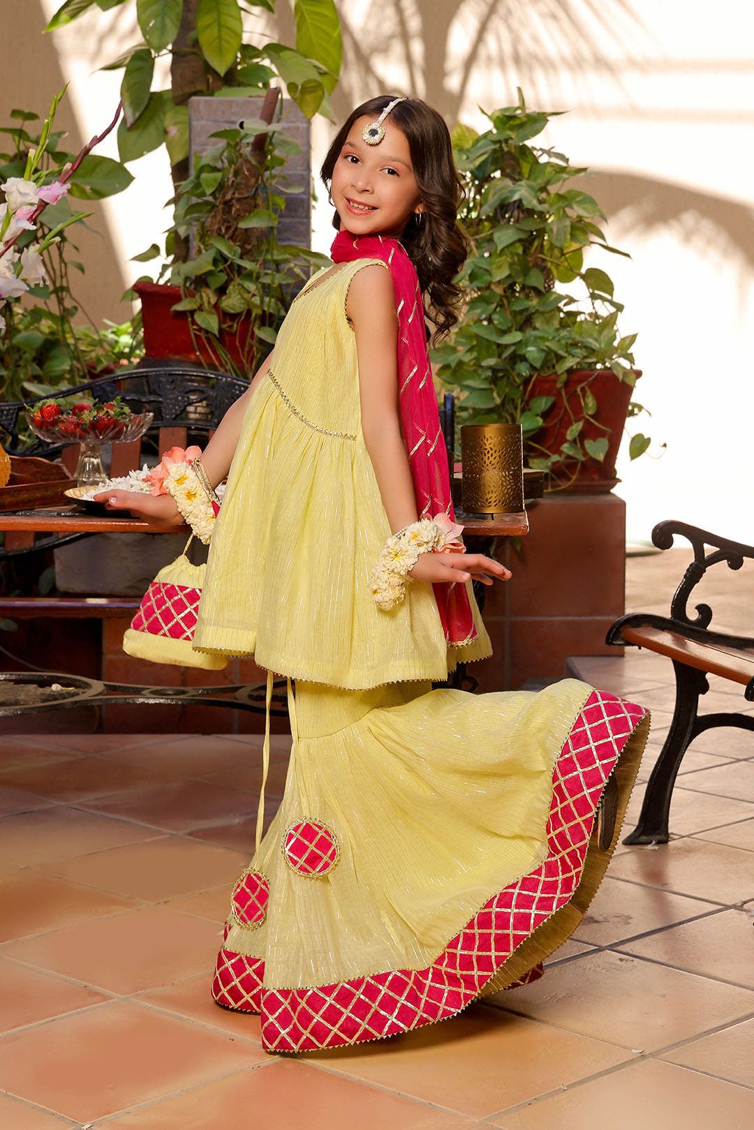 SANA'S girls gharara Pakistan occasion wear