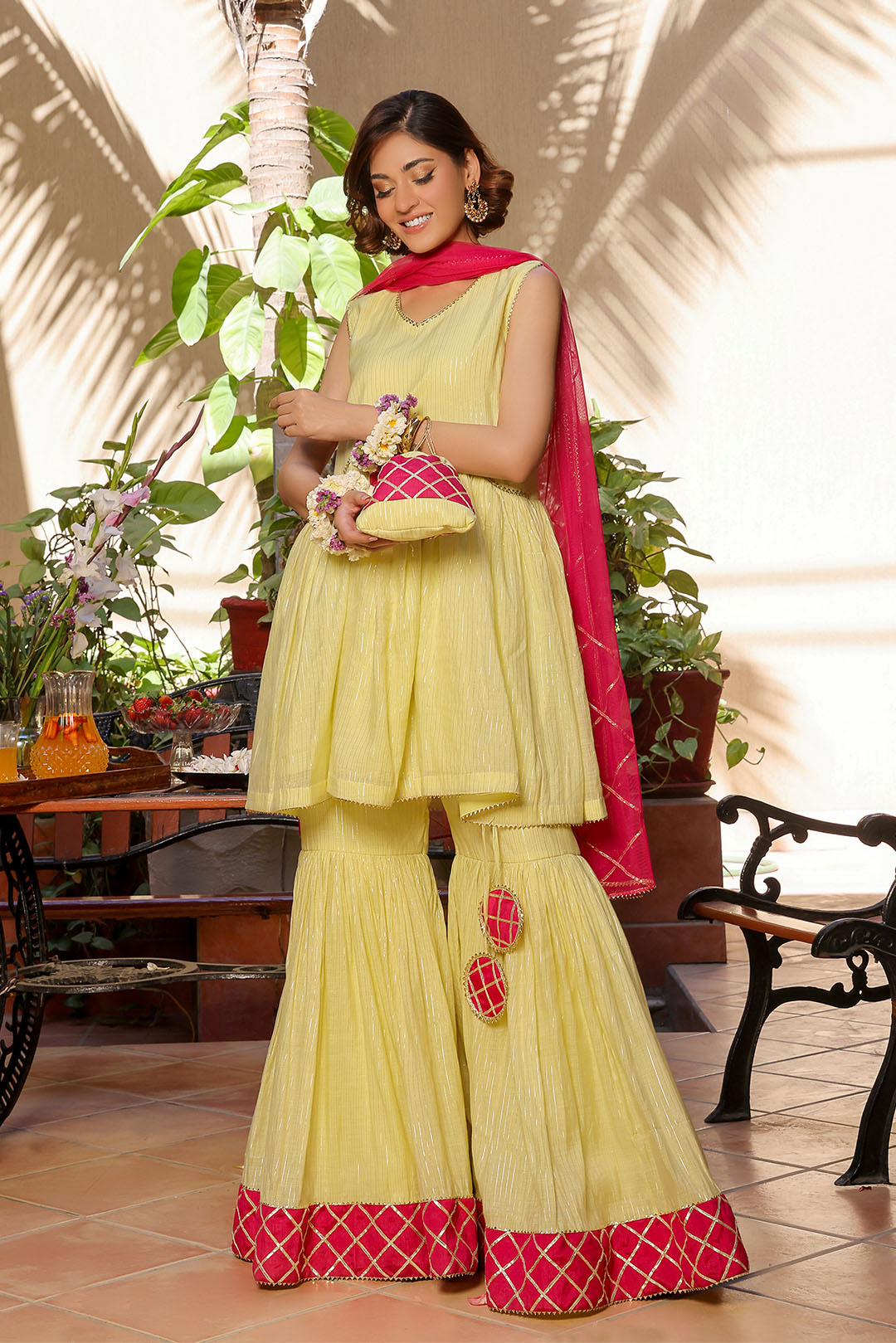 SANA'S ladies gharara Pakistan occasion wear
