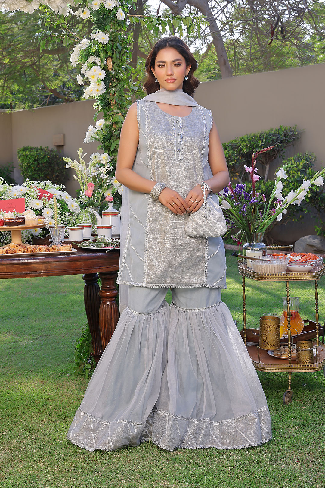 SANA'S ladies gharara Pakistan occasion wear