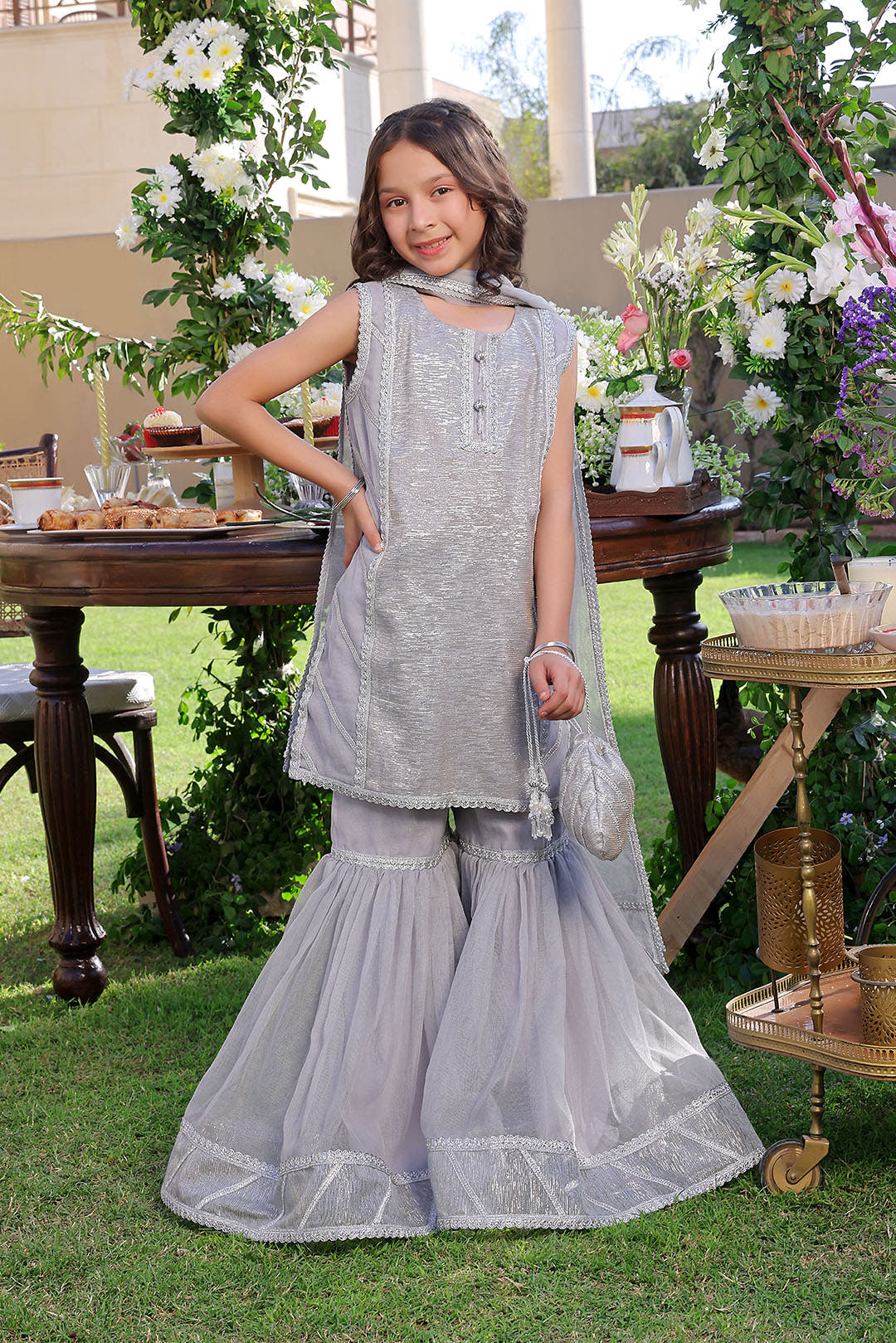 SANA'S girls gharara Pakistan occasion wear