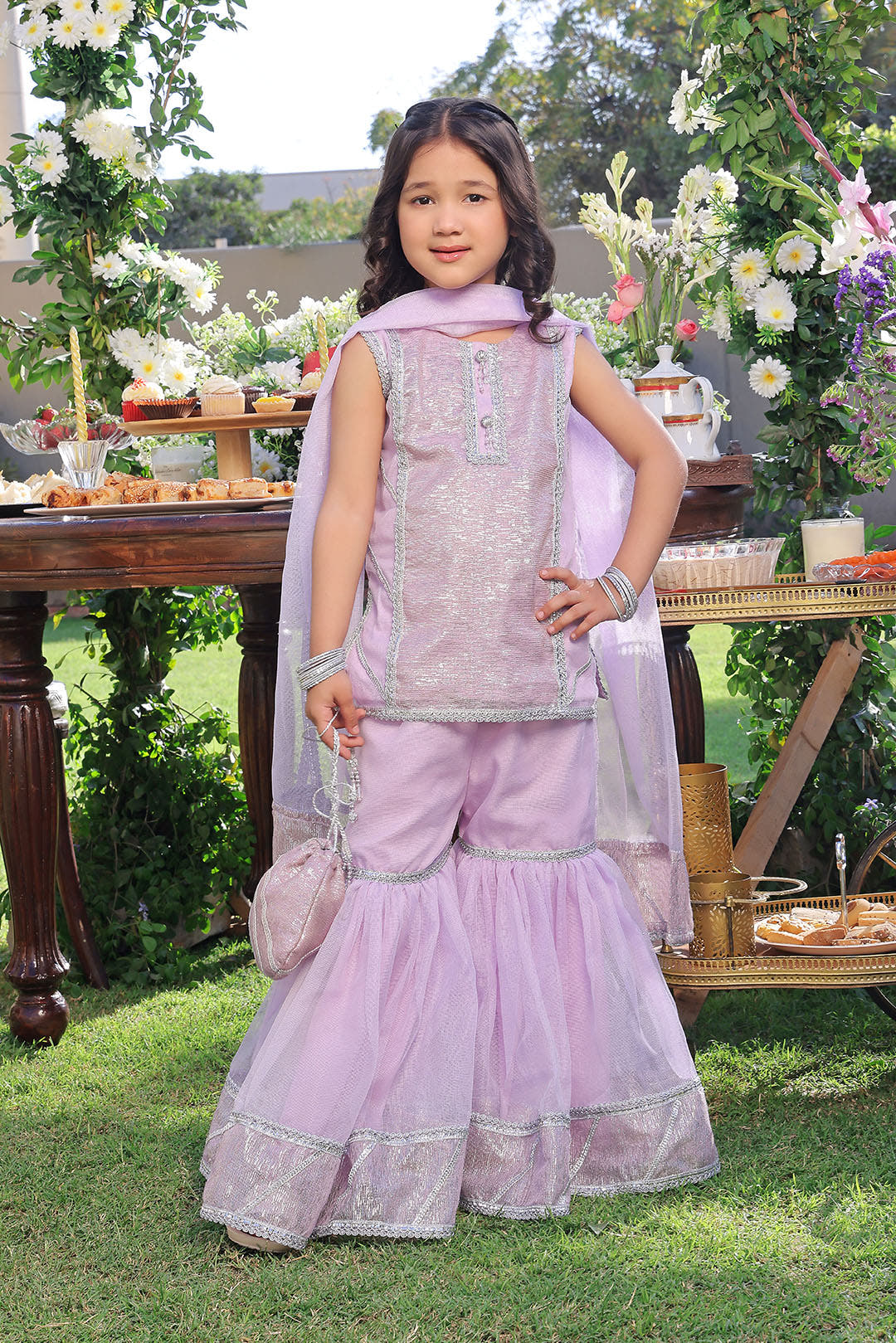 SANA'S girls gharara Pakistan occasion wear