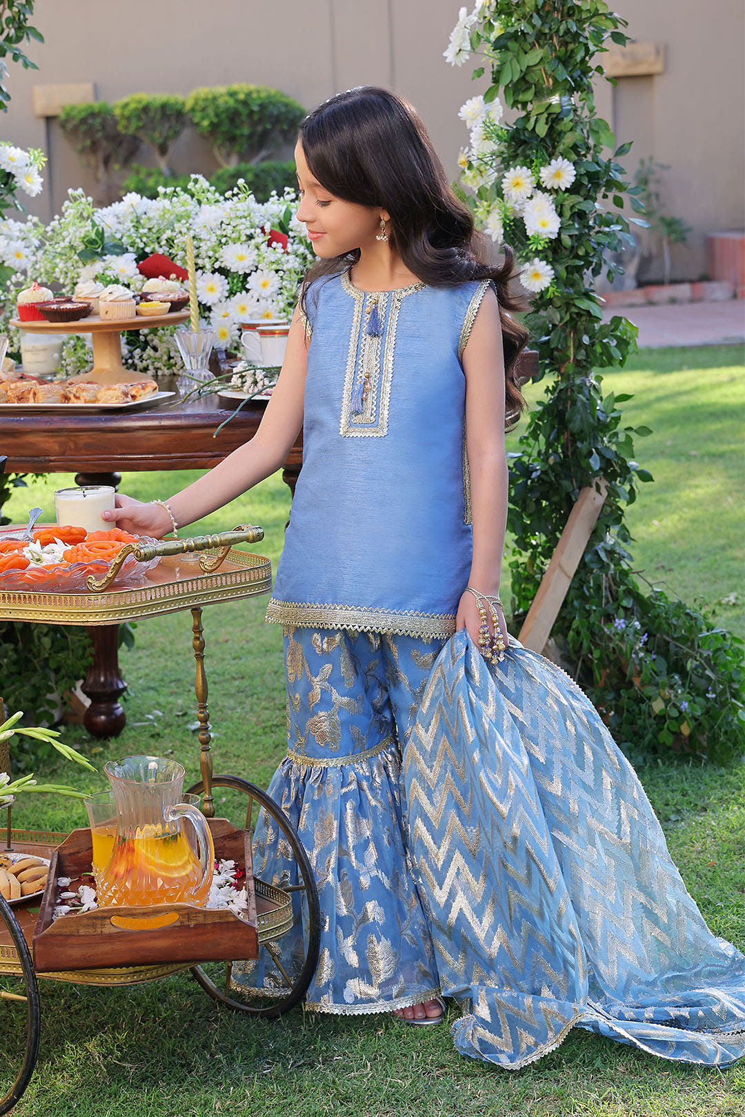 SANA'S girls gharara Pakistan occasion wear