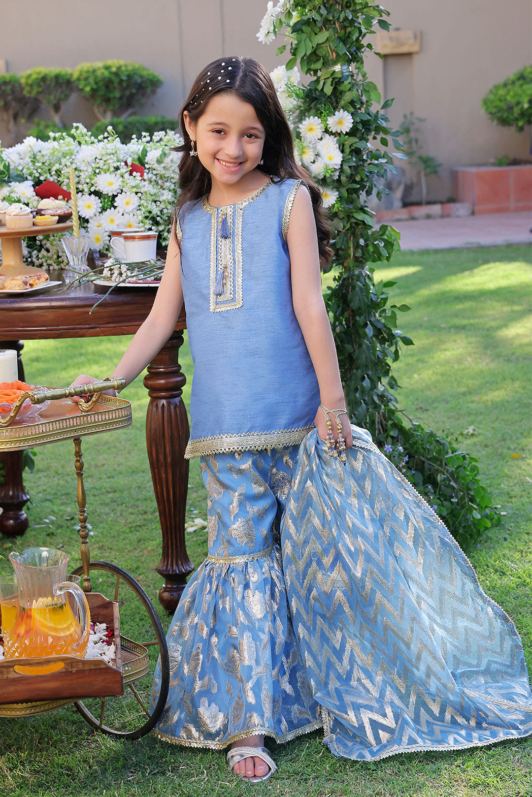 SANA'S girls gharara Pakistan occasion wear