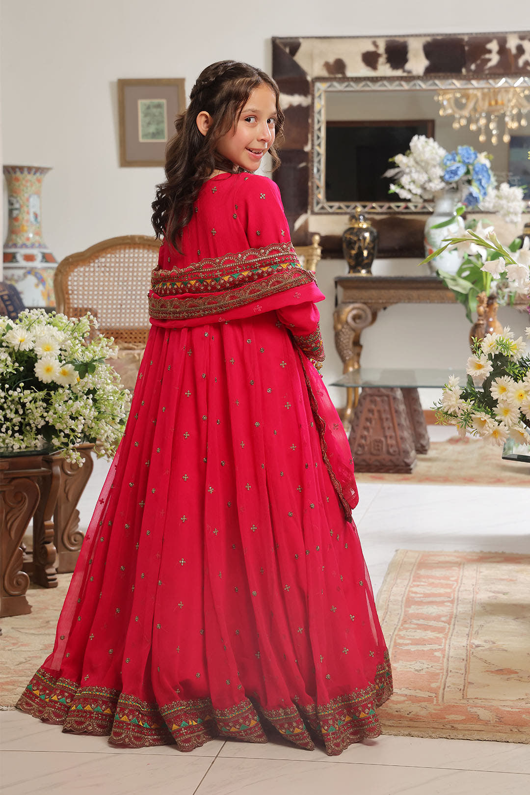 SANA'S girls maxi Pakistan occasion wear