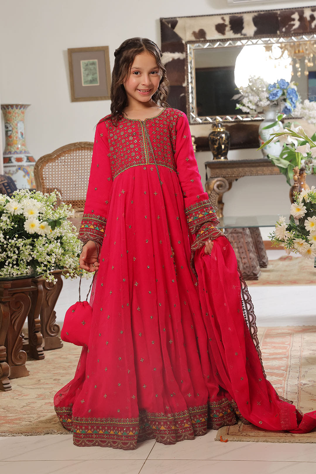 SANA'S girls maxi Pakistan occasion wear
