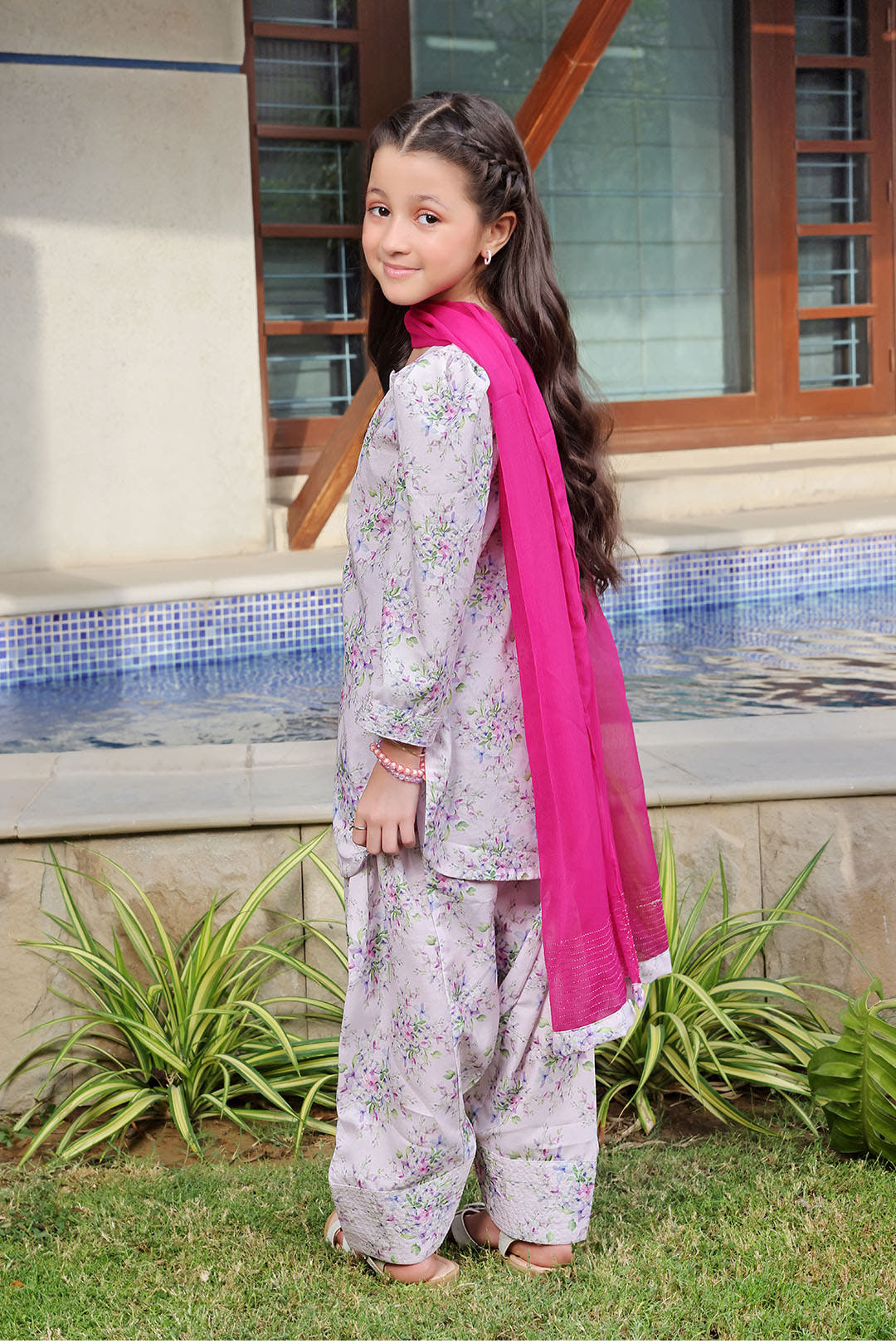 SANA'S printed cotton suit Pakistan occasion wear