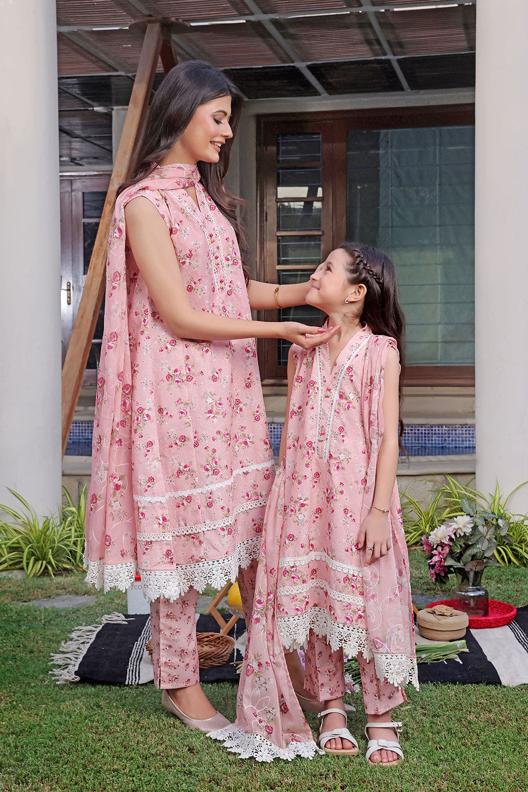 SANA'S printed cotton suit Pakistan occasion wear