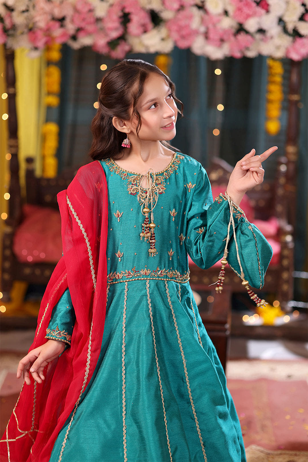 SANA'S girls maxi Pakistan occasion wear