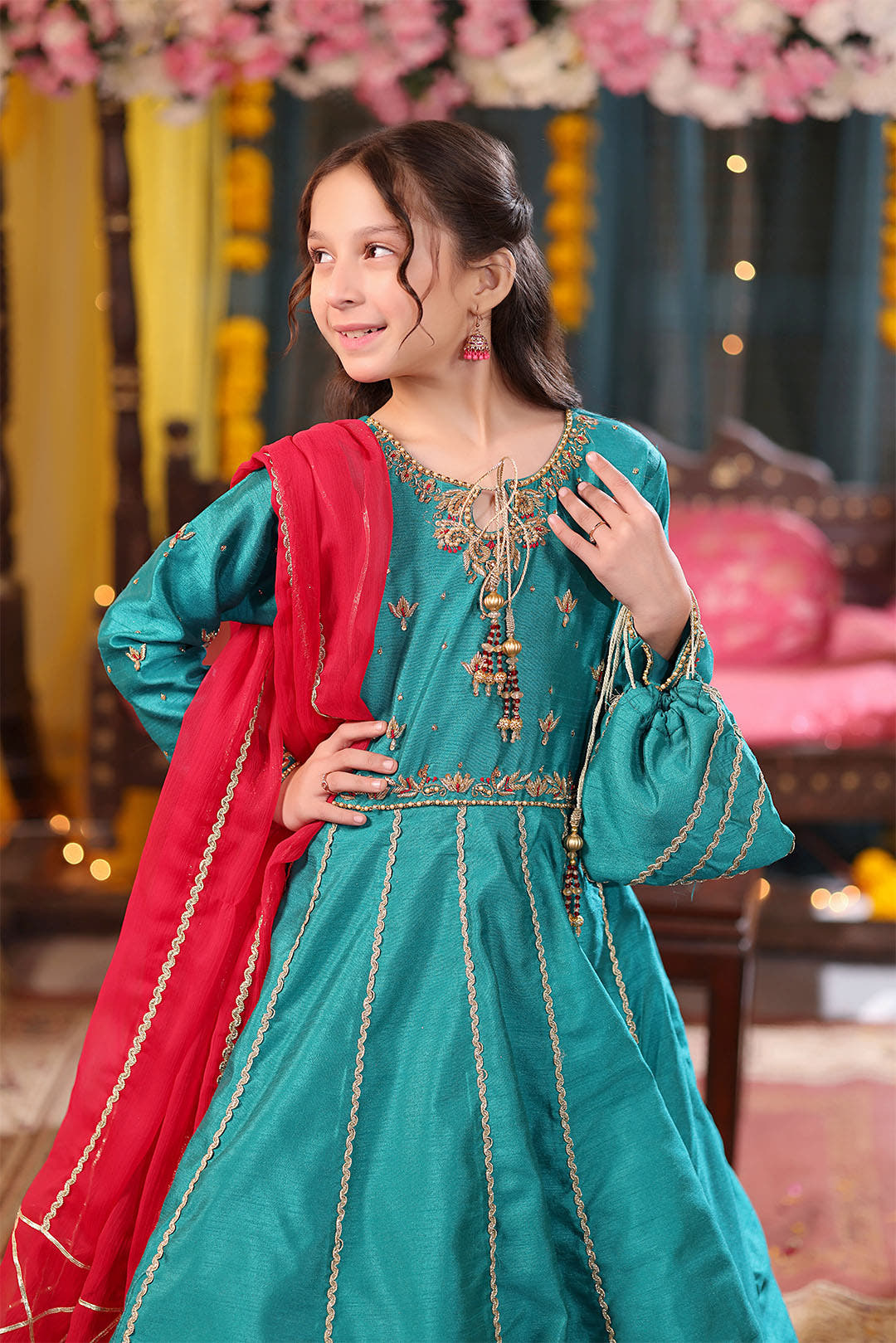 SANA'S girls maxi Pakistan occasion wear
