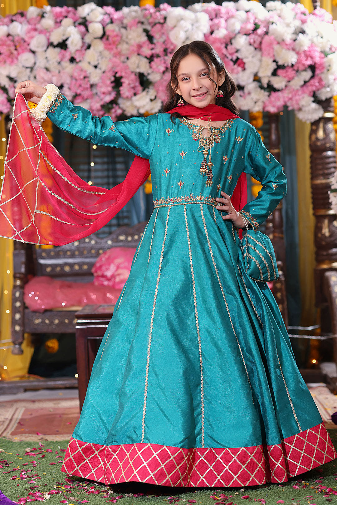 SANA'S girls maxi Pakistan occasion wear