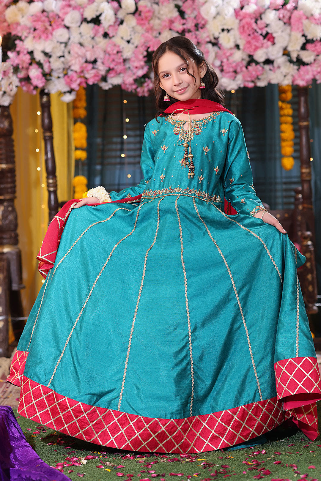 SANA'S girls maxi Pakistan occasion wear