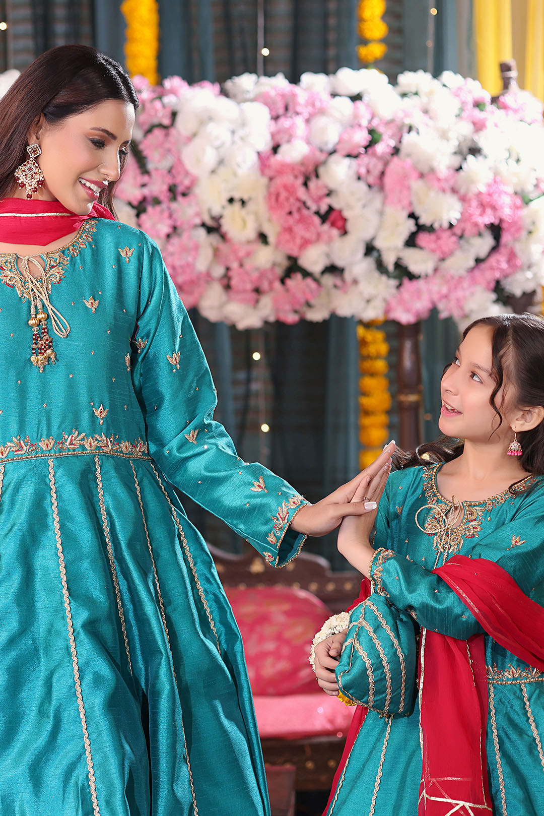 SANA'S girls maxi Pakistan occasion wear